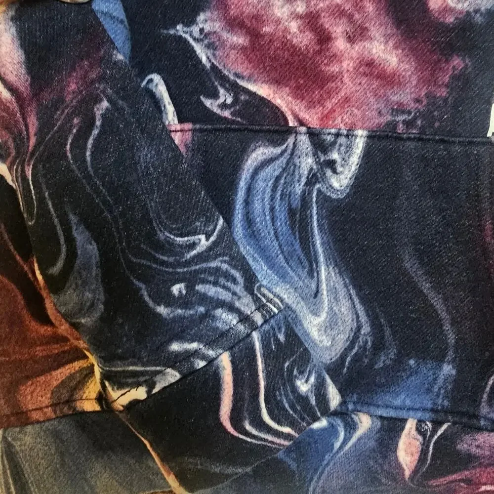 Abercrombie & Fitch Kids Purple & Blue Tie Dye Hoodie